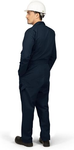 NY Threads Men’s Twill Long Sleeve Coverall Slim Fit Utility Work Wear in Saudi Arabia