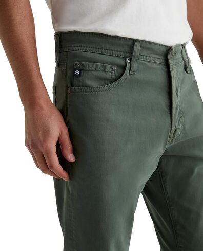 AG Adriano Goldschmied Men's Everett Slim Straight Sueded Sateen Pant in Saudi Arabia
