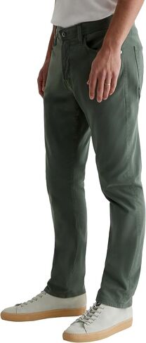 AG Adriano Goldschmied Men's Everett Slim Straight Sueded Sateen Pant in Saudi Arabia