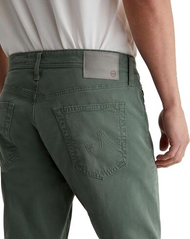 AG Adriano Goldschmied Men's Everett Slim Straight Sueded Sateen Pant in Saudi Arabia