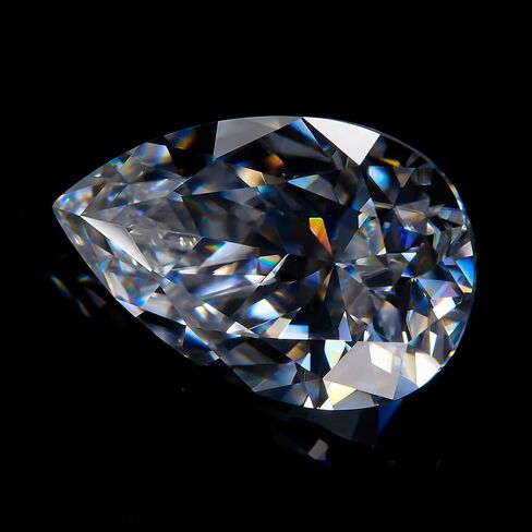 Moissanite Loose Stones Pear Cut Gemstones White D Color VVS1 Clarity Excellent Cut for Engagement Ring Pendant Necklace Jewelry Making with Certificate in Saudi Arabia