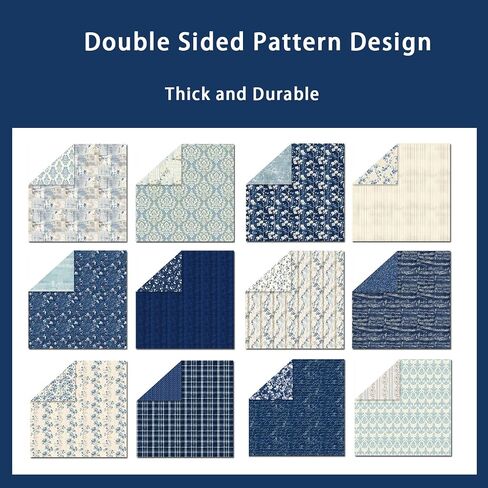12x12 Scrapbook Paper Pads, 24 Sheets 12 Designs Double-Sided Vintage Colorful Decorative Craft Paper for Scrapbooking DIY Background Cardmaking Supplies in Saudi Arabia