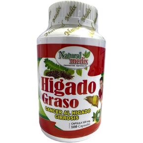 Hígado Graso Suplemento Herbal con Alcachofa, Sangre de Drago y Boldo – 100 Cápsulas | Liver Support Supplement with Artichoke, Dragon’s Blood & Boldo – 100 Capsules
