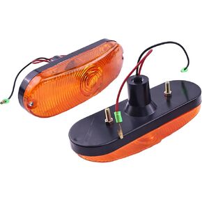 DVPARTS 2X AMBER TURN SINGAL LAMP D135384 متوافق مع القضية 580K 580L 580M 580N 580SL 590L 590SL 590SM