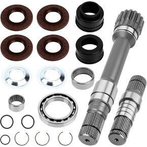 Front Differential Axle Intermediate Shaft Kit - Compatible with Ram 1500 2012-2021 - Inner Shaft Replaces 68257420AA, 68146594AB, 68146594AA,68257420AF