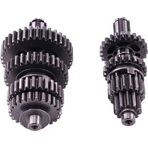 DVPARTS Transmission Gearbox Gear Spindle Compatible with TC-Motor Motorcycle YX110 YX125 50cc 110cc 125cc Engine Pit Dirt Motor Bike