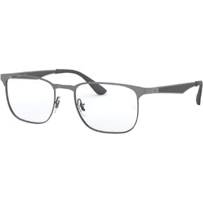 Ray-Ban Rx6363 Eyeglasses Bundle: RX 6363 2553 Gunmetal على Gunmetal و Universal Anti Slicone Leash