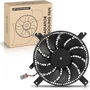 A-Premium A/C Condenser Fan Assembly Compatible with Select Chevrolet Models - Tracker 1999 2000 2001 - Replace# 91177108, 9556067D10