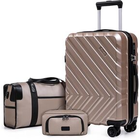 Luggage Sets 5 Piece, Suitcases with Wheels, ABS Hard Case Luggage with TSA Lock Spinner Wheels, Carry On Luggage Set (20/24/28 inch) (5 Piece Sets (20"/24"/28"/DB/TB)) in Kuwait