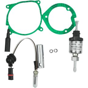 12V Heater Glow Plug Repair Kit and 12V Fuel Metering Pump Heater Fit for Eberspacher Espar Airtronic 2KW D2 D4 D4S Parking Heater Maintenance with Strainer Screen Replacement for 22451901