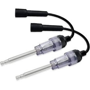 lnline Spark Plug Tester, Plug-in Engine Ignition Tester, Spark Tester Small Engine for Check Ignition System,Universal Ignition Coil Tester Tool Car Accessories for Cars, Motorcycle, Lawn Mower