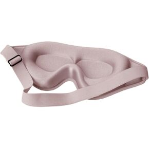Eye Mask for Sleeping, Light Blocking 3D Sleep Mask, Soft Breathable Zero Pressure Weighted Eye Cover for Side Sleeper, Night Blindfold, Travel, Nap (Pink, One Size)