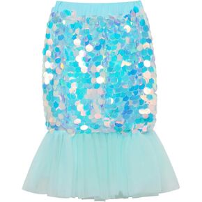 Toddler Mermaid Skirt Girls Sparkle Sequin Tail in Kuwait