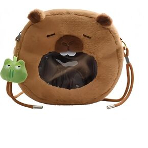 Large Capacity Ita Bag – Cute Capybara Backpack and Shoulder Bag for Girls Women | Chic Kawaii (Style 1)