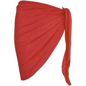 Women Beach Sarong Summer Bikini Cover Up Swimsuit Wrap Skirt Solid Beach Wrap ناعم ، متعدد الألوان 55 "× 19.7" WFZ17