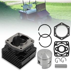 14532-G1 Top End Rebuild Kit Cylinder & Piston Fits For 1976-1988 EZGO 2 Cycle Gas Golf Cart with 244cc EC25-DS EC25-2PG Engine