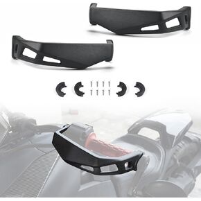 Handguards for Can Am Ryker, 2PCS Aluminum Hand Guard Handlebars Protectors Kits for Can Am Ryker 900, 600, Sport & Rally Edition All Models 2019-2024 Accessories (Replaces #219400998),Black