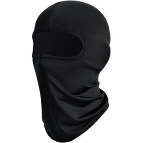 Ski Mask Balaclava Neck Gaiter Face Cooling Cover Scarf Sun Protection Windproof Dustproof Black