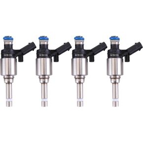 06H906036G 4PCS Fuel Injectors Compatible with Au-di A3 A4 A5 A6 Q3 Q5 TT CC EOS GTI Tiguan Passat Jetta CCTA 2.0L Fuel Injectors 6 Holes 06H906036AE 06H906036P 06H906036AB, 06H906036S
