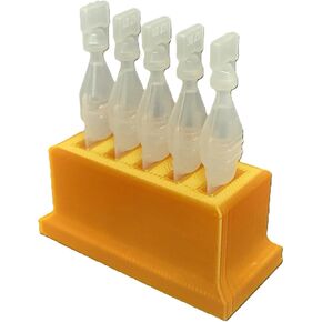 Eye Drop Vials Holder & Storage for Single-use Disposable Eye Drops, Holds 5 Single-Use Disposable vials per Holder - Znet3D (Black) in Kuwait