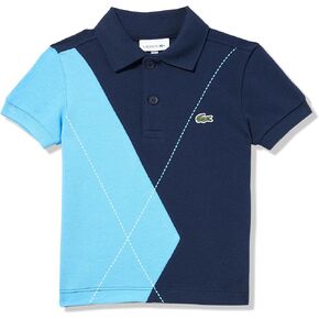 Lacoste Boys' Argyle Motif Piqué Polo Shirt