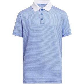 adidas Boys' Striped Polo Shirt Team Royal Blue