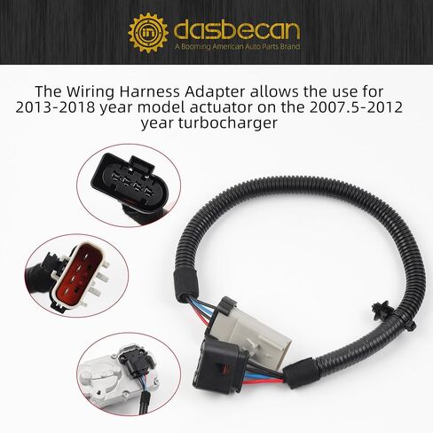 Dasbecan 5601240NX 5494878RX 6.7 Cummins Turbo Actuator متوافق مع Dodge RAM 2500 3500 4500 5500 2013-2018 Actuator TurboCarger Holset HE300VG HE351VE 6823271AA 684817772AA in Saudi Arabia