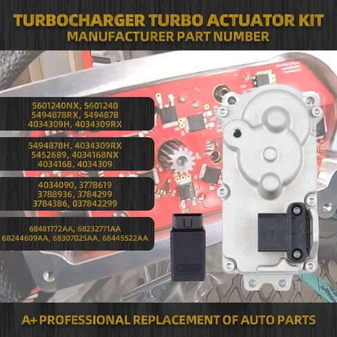 Dasbecan 5601240NX 5494878RX 6.7 Cummins Turbo Actuator متوافق مع Dodge RAM 2500 3500 4500 5500 2013-2018 Actuator TurboCarger Holset HE300VG HE351VE 6823271AA 684817772AA in Saudi Arabia