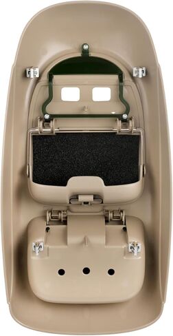 TQPONLY Overhead Console Assembly w/o Sunroof | Compatible with 2002-2004 Ford Super Duty F250 F350 F450 F550 Truck | Replaces 2C3Z25519A70AAB 2C3Z-25519A70-AAB Interior Ceiling Console Panel (Tan) in Saudi Arabia