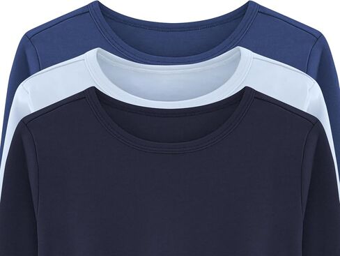Boys Cotton Long Sleeve Shirts, Soft Undershirts for Kids 5-12 Years in Saudi Arabia
