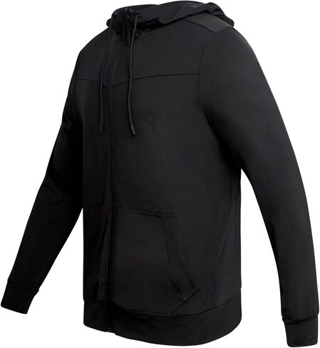Spyder Mens Zip Up Hoodie - Soft Form-Fitting Hooded Sweatshirt Athletic Performance Mens Sweatshirt Hoodie for Running & Gym in Saudi Arabia