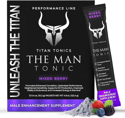 Extra Strength Male Enhancing Supplement Powder–Tongkat Ali, Maca Root, Beet Root, Horny Goat Weed, L-Citrulline–Nitric Oxide Booster & Testosterone Support for Men (Tropical-12 Sticks) in Saudi Arabia