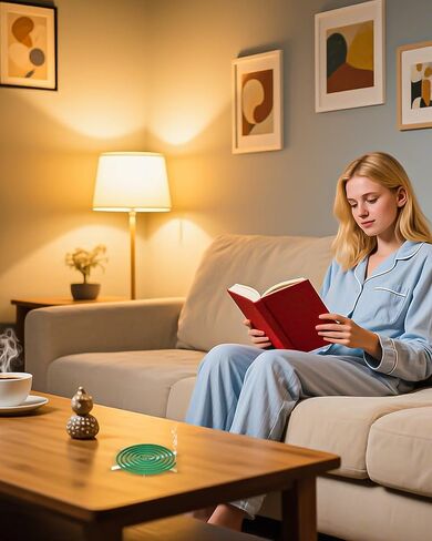 لفائف البخور السترونيلا- يمكن أن يستمر كل ملف لمدة 5-7 ساعات- مناسبة للتخييم في الهواء الطلق ، والفناء ، والمشي لمسافات طويلة ، وما إلى ذلك (حزمة 2 تحتوي على 48 ملف و 2 in Kuwait