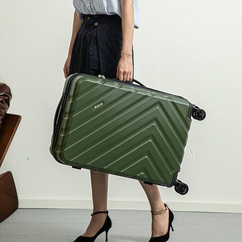 Luggage Sets 5 Piece, Suitcases with Wheels, ABS Hard Case Luggage with TSA Lock Spinner Wheels, Carry On Luggage Set (20/24/28 inch) (5 Piece Sets (20"/24"/28"/DB/TB)) in Kuwait