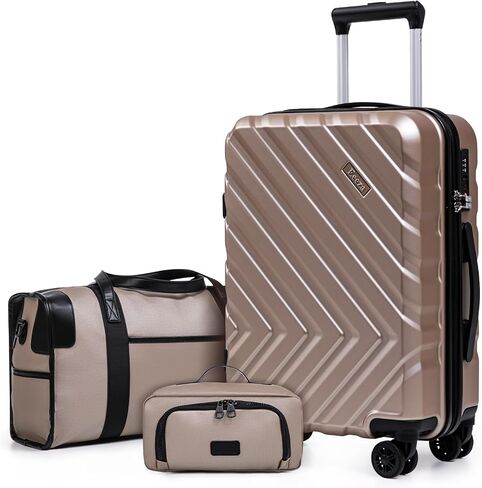 Luggage Sets 5 Piece, Suitcases with Wheels, ABS Hard Case Luggage with TSA Lock Spinner Wheels, Carry On Luggage Set (20/24/28 inch) (5 Piece Sets (20"/24"/28"/DB/TB)) in Kuwait