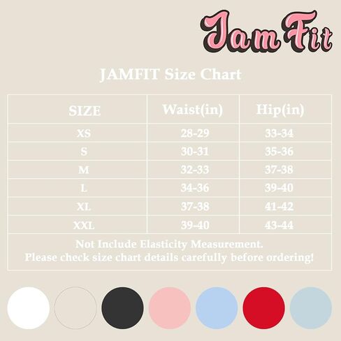JAMfit Women's Chino Shorts - 4" Inseam, High Waisted, Elastic, Summer Casual Shorts with 2 Front Pockets in Saudi Arabia