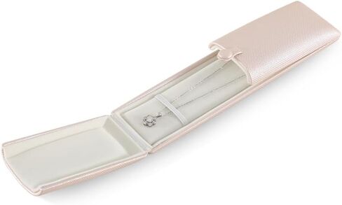 PU Leather Velvet Bracelet Necklace Display Box, Pendant Packing Case, Long Chain Jewelry Storage Box in Kuwait