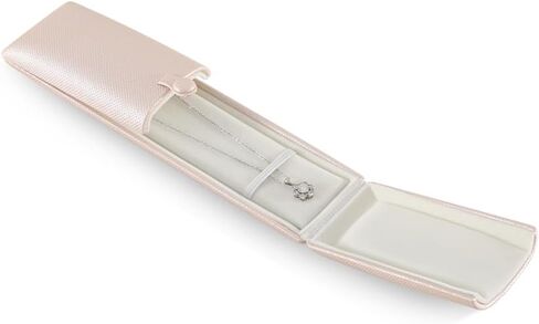 PU Leather Velvet Bracelet Necklace Display Box, Pendant Packing Case, Long Chain Jewelry Storage Box in Kuwait