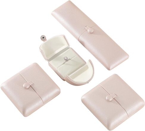 PU Leather Velvet Bracelet Necklace Display Box, Pendant Packing Case, Long Chain Jewelry Storage Box in Kuwait