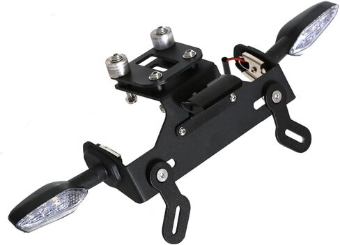 License Plate Holder Rear Fender Eliminator Tail Tidy LED Indicator Turn Signal Blinker Kit Compatible with Z800 Z 800 2013-2018(Clear) in Saudi Arabia