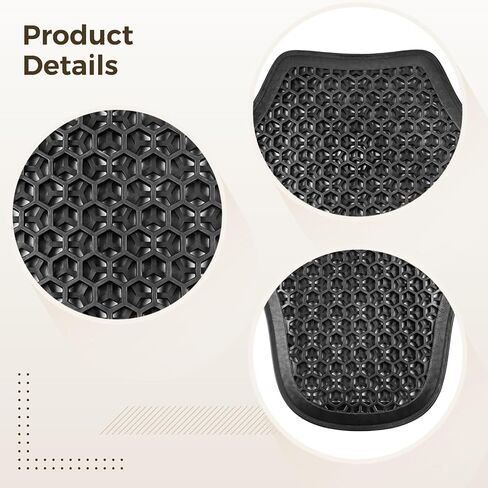 Motorcycle Back Protector, Back Armor with Impact-Resistant Rubber, Lightweight and Breathable 3D Mesh Design, 15.7x10.6 Inches for All Body Types in Saudi Arabia