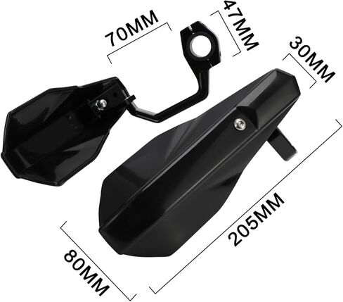 دراجة نارية حراس يدوية 7/8 "و 1 1/8" حماية حراسة اليد العالمية لـ CRF 110 CRF125 CRF 70 CRF80 CR 85 XR100 XR80 XR70 SSR110 DIRT PIKE BIKE ATV RED in Kuwait