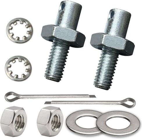 2ST Throttle Cable Adapter Kit #8009 ، Throttle Cable Kit for 1977-Later Chevrolet ، Cable Cable مع Nut ، Swa Washers و Cotter Pin in Kuwait