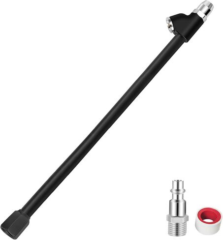 Godeson Air Chuck ، 12 "تمتد الهواء الممتد من إطارات ， تشاك الهواء المزدوج الثقيل لتضخم الإطارات ، 1/4" in Kuwait