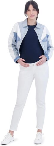 Savi Parker Women’s Maternity Jeans Over The Belly Waistband with Belt Loops in Kuwait