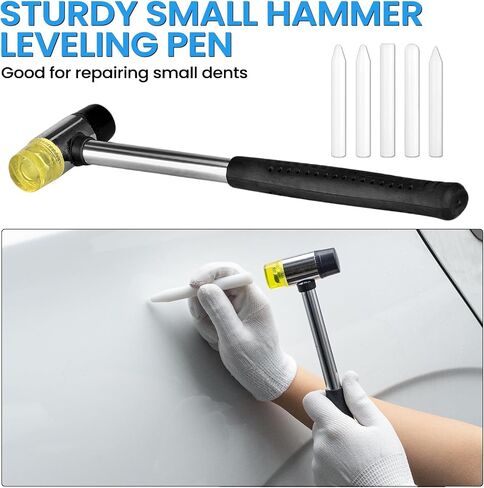 55Pcs Car Dent Puller Kit, Paintless Dent Remover Tool with Adjustable Dent Lifter & Bridge Puller, Dent Repair Kit for Auto Body Large & Small Dents, Hail Damage Dent Removal 98% of Car Dents in Saudi Arabia