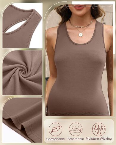 3 Pack Maternity Tank Tops Pregnancy Sleeveless Yoga Workout Cotton Shirts Scoop Neck Racer Back Athletic Tees in Kuwait