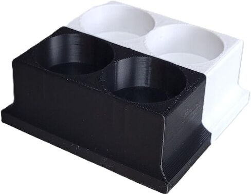 Znet3D Eye Drops Bottle Organizer & Tracker – AM/PM 4-Slot (White/Pink) in Kuwait