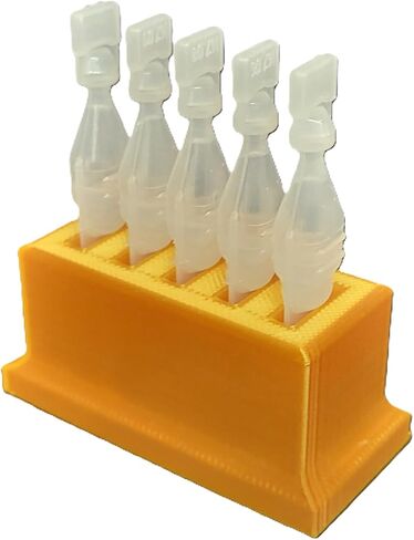 Eye Drop Vials Holder & Storage for Single-use Disposable Eye Drops, Holds 5 Single-Use Disposable vials per Holder - Znet3D (Black) in Kuwait