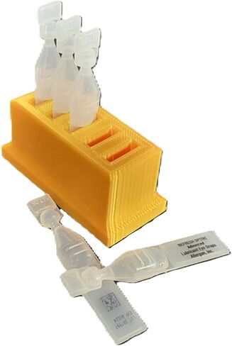 Eye Drop Vials Holder & Storage for Single-use Disposable Eye Drops, Holds 5 Single-Use Disposable vials per Holder - Znet3D (Black) in Kuwait